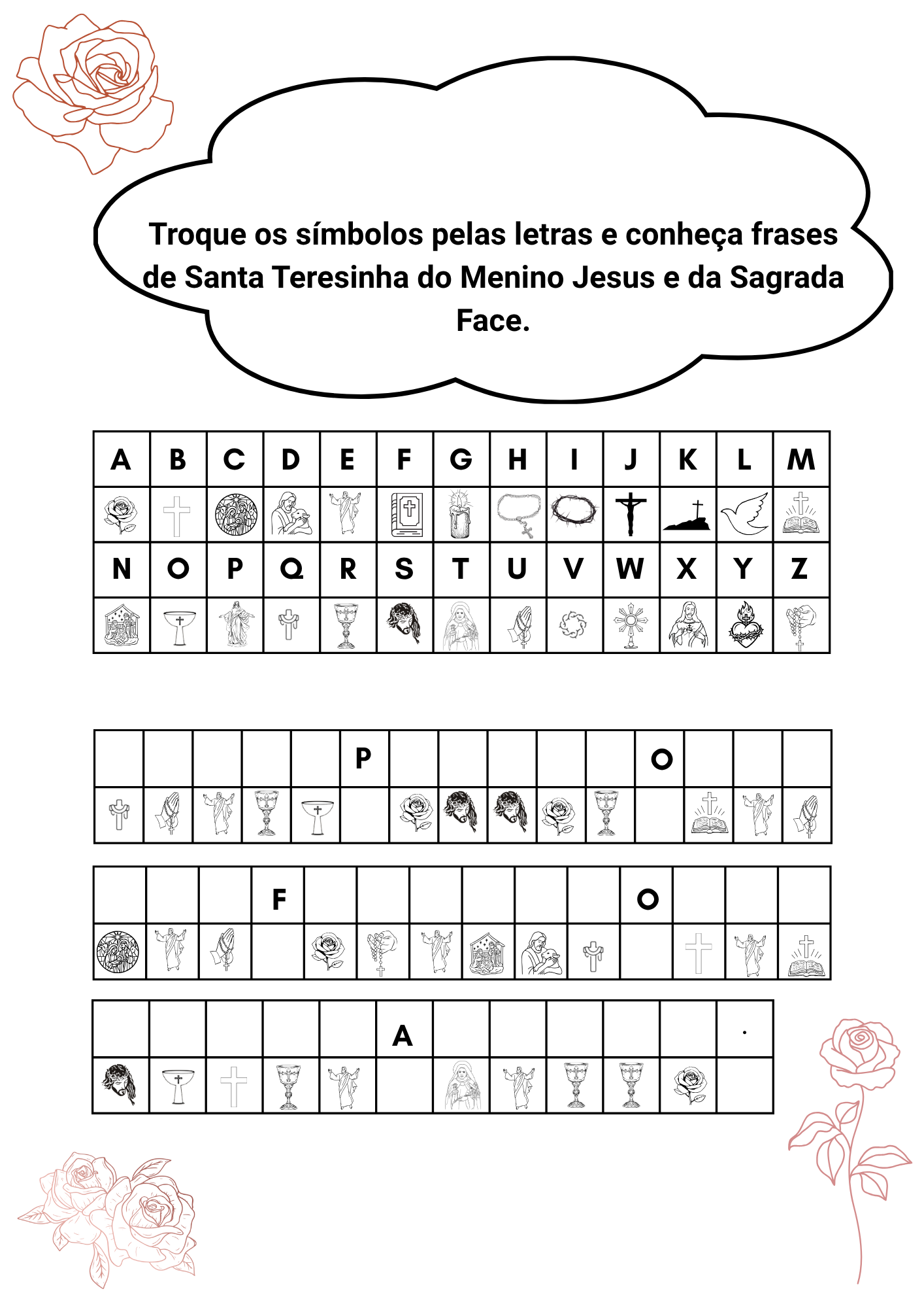 Livro de atividades católico | Santa Teresinha do Menino Jesus - Imagem 2