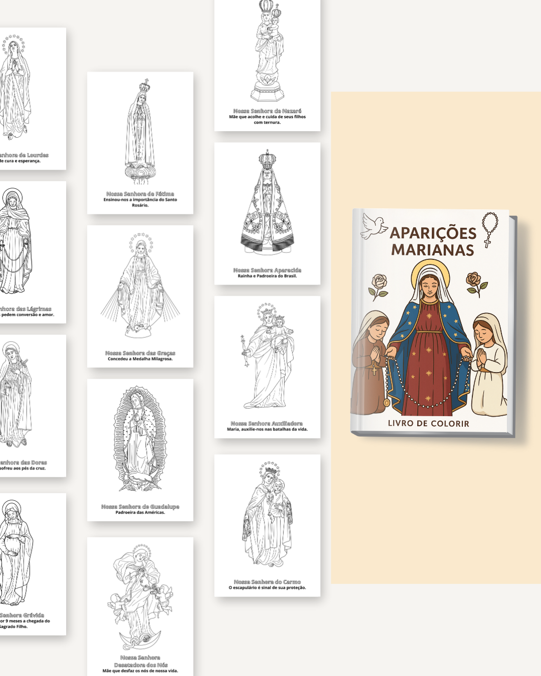 Combo promocional: Livros de colorir católico - Imagem 7