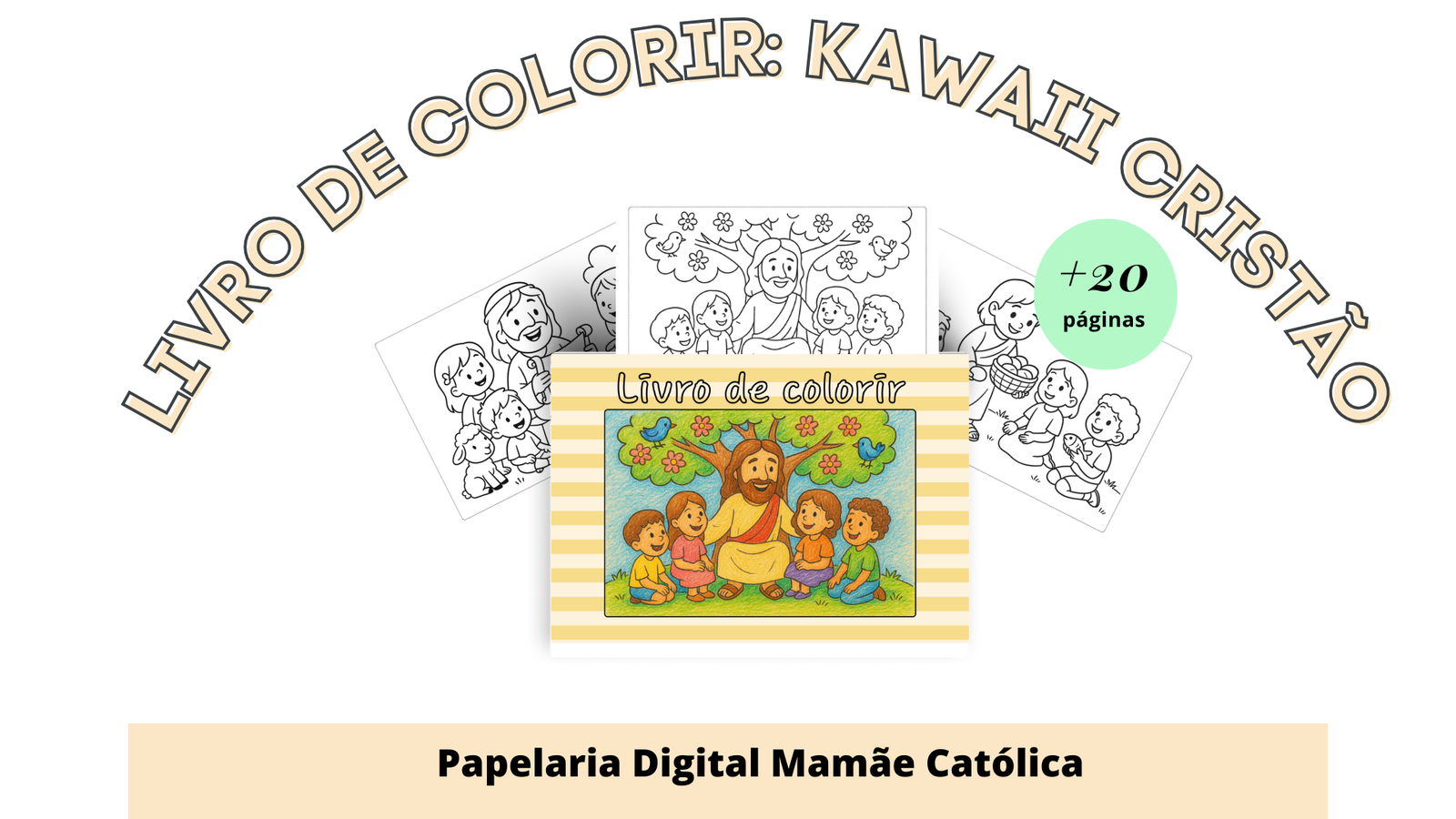 Combo promocional: Livros de colorir católico - Imagem 14