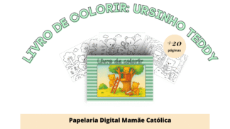 Livro de colorir | Ursinho Teddy