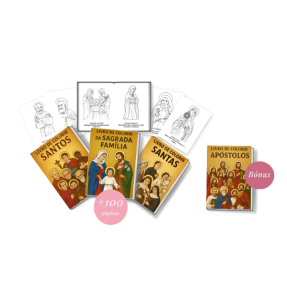 Livro de colorir infantil católico | Leve 3, pague 1