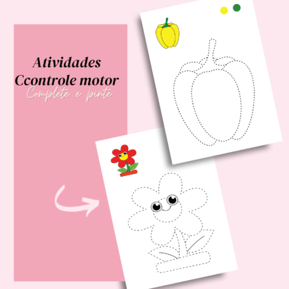 Atividade controle motor - Complete e pinte
